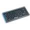 CHERRY G84-4400 - Clavier compact mécanique ML, 86T, USB/PS2, français, noir
