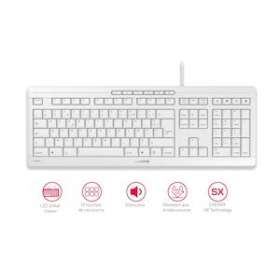 CHERRY STREAM KEYBOARD - Clavier SX - Multimédia - 3 LED - USB - Gris - AZERTY|Cherry-CY1JK-8500FR-0