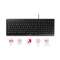 CHERRY STREAM KEYBOARD - Clavier SX - Multimédia - 3 LED - USB - Noir -QWERTY GB