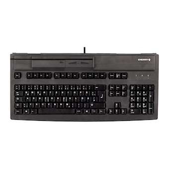 MULTIBOARD V2 G80-8000 Clavier méca avec lecteur de cartes magnétiques M1+2+3|Cherry-CY1G80-8000LUVFR-2