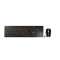 CHERRY DW 9000 - Ens Bluetooth & 2,4 GHz, recharg. USB, FR, AZERTY, noir