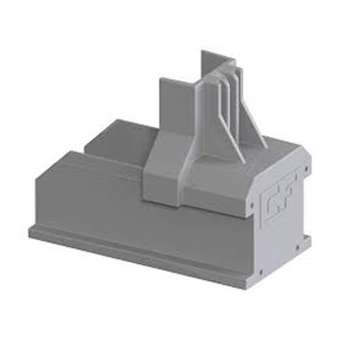 Terminaison de rail gris- toit tuiles - ETN ESDEC / Sunrise CKW|-KWC83050