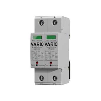 Para. Mod. bipolaire fusible intégré, Uc 275V In 5kA, sans TS, Isccr 4,5kA|Adee electronic-ADY171141