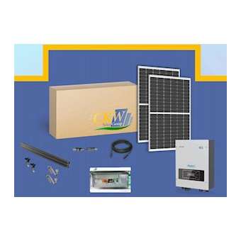 Kit Solaire clé en main onduleur 6kW-16 panneaux 375W-toit plat ETN|-KWC89061