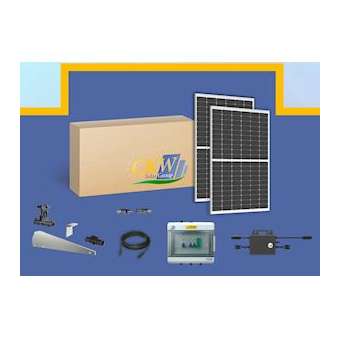 Kit Solaire 6KW-8 micro-onduleur 800W-16 panneaux 375W-toit plat|-KWC89077