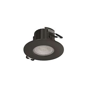 H2 Lite 55DEG 3000K noir mat dimmable 230V RT2020, recouvrable d'isolants|Collingwood-SLHDLT688BLK5530
