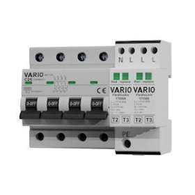 Paraf. mod avec déc. assoc tétra compact, Isccr 6kA Uc 275V Imax 15kA sans TS|Adee electronic-ADY171249