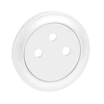 Enjoliveur Céliane pour prise de courant 2P+T Surface - Blanc|Legrand-LEG068111