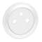 Enjoliveur Céliane pour prise de courant 2P+T Surface - Blanc