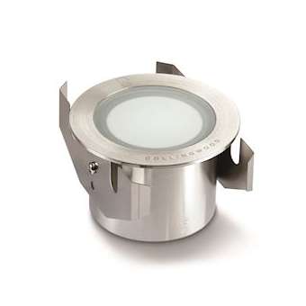 GL050, encastré de sol rond en inox 316 3W, opaque, faisceau de 100DEG, bleu, IP|Collingwood-SLHGL050BL