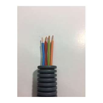 Préfilé Ø20 3G2,5+1X1,5 BRV/J+O|Conduits préfilés Druise-TUEPREFILED203G2515BRVJO