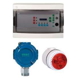 Kit détection Hydrogène (1centrale, 1 détecteur, 1 sirène flash)|Cordia-KDATKDH0401