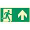 Panneau PVC photoluminescent 'Tout droit' L300 x 150mm