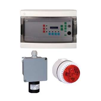 Kit détection CO (1centrale, 1 détecteur, 1 sirène flash)|Cordia-KDATKDC0401