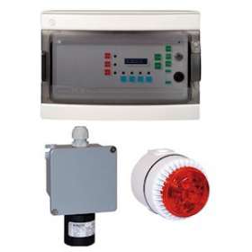Kit détection CO (1centrale, 1 détecteur, 1 sirène flash)|Cordia-KDATKDC0401