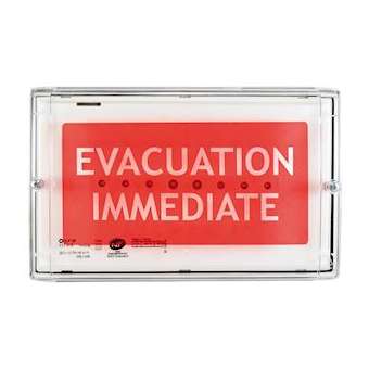 Caisson lumineux int/ext 230V 3 fonctions (Extinction/Evacuation/Interdit)|Cordia-KDATCAL2355