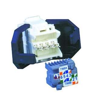 Connecteur RJ45 Cat6 UTP 8 points, lot de 8 pcs|Corning Pouyet-POUOCK6U8