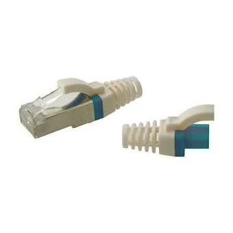 Lot de 10 connecteurs RJ45 CAT5e blindés avec manchon non débordant|Gigamedia-GGMMJ8C5EBL
