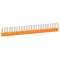 Embout de câblage Starfix - pour conducteurs section 4mm² - orange