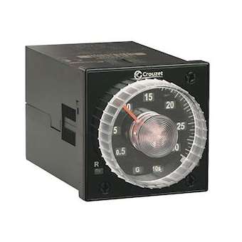Analog Timer, Tmr48 U, Panel Mount, 12-24 Vdc/24-240 Vac, 2X5A|Crouzet-CRT88886016