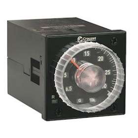 Analog Timer, Tmr48 U, Panel Mount, 12-24 Vdc/24-240 Vac, 2X5A|Crouzet-CRT88886016