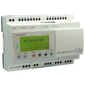Millenium Evo Logic Controller Ethernet, Xdp24-E, With Display, 24 I/O, 24 Vdc|Crouzet-CRT88975111