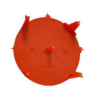 Plaquette de rebouchage des trous dans les paroies creuses dia. 67-70mm. 20 p.|Agi robur-AGI393188