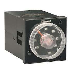 Analog Timer, Tmr48 X, Panel Mount, 12-240 Vdc/ 24-240 Vac, 2X5A|Crouzet-CRT88886116