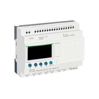 Zelio Logic - relais intelligent modul.- 26 E/S - 12Vcc - horloge - affichage|Schneider Electric-SCHSR3B261JD