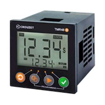 Syr-Line Digital Timer, Mde1, Panel Mount, 8 Pins, 24 V AC/DC, 1X5A|Crouzet-CRTMDE1R0524U
