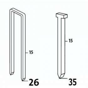 Agrafe étroite, boite 1100 pièces, long 18 mm|Agi robur-AGI355033