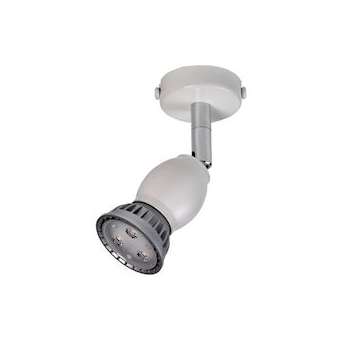 TATOU 230V GU10 - ROTULE NUE GRIS|Cubi spot-CUB3483105