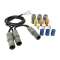 Kit connecto type TE3, raccordement électrique avec 1,5m de cable 3x1,5mm², d|Danfoss-DFS088L0419