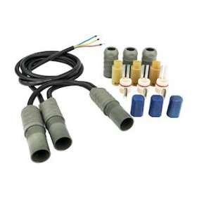 Kit connecto type TE3, raccordement électrique avec 1,5m de cable 3x1,5mm², d|Danfoss-DFS088L0419