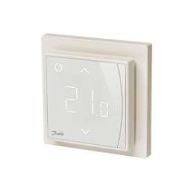 Thermostat d'ambiance connecté ECtemp Smart blanc polaire (Ral 9016) avec sonde|Danfoss-DFS088L1141