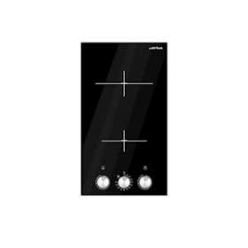 Domino vitrocéramique 30cm - 2 Hi-Light - 3kW - 3 manettes frontales - Minuteurs|Airlux-ALXATH32MC