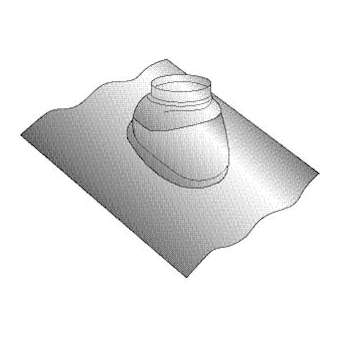 Tuile à douille noire pour pente 25 - 45DEG, D 80/125 mm|De Dietrich-DDQ84837732