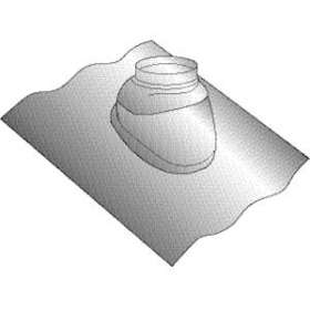 Tuile à douille noire pour pente 25 - 45DEG, D 80/125 mm|De Dietrich-DDQ84837732