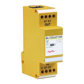 BLITZDUCTOR VT TC 1 parasurtenseur pour lignes RTC, RNIS Uk0, ADSL|Dehn france-DHN918411