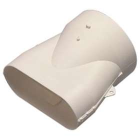 Raccord Minigaine blanc mixte droit équivalent D80 (40x100)|Aldes-ALD11023978