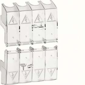 Capot cache borne 4P interrupteur 100A à 160A|Hager-HAGHZC218