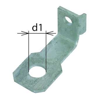 Etriers de raccordement coudés IF1 pour EXFS Diam 11 mm - Vente à l'unité|Dehn france-DHN923311