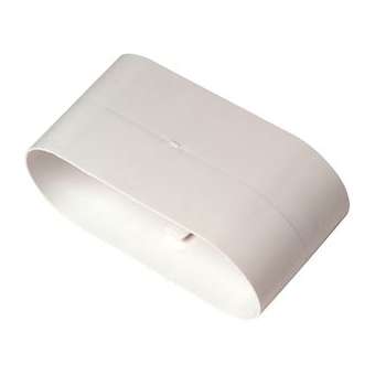 Raccord Minigaine blanc droit équivalent D125 (60x200)|Aldes-ALD11023970