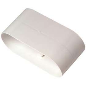 Raccord Minigaine blanc droit équivalent D125 (60x200)|Aldes-ALD11023970