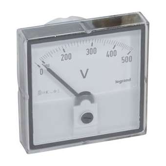 Voltmètre analogique à fût rond D56mm|Legrand-LEG014660