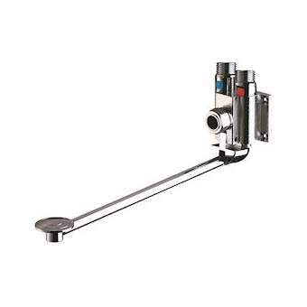 MIXFOOT mitigeur à pédale MM1/2', fixation murale sans écrou|Delabie-DL5739102