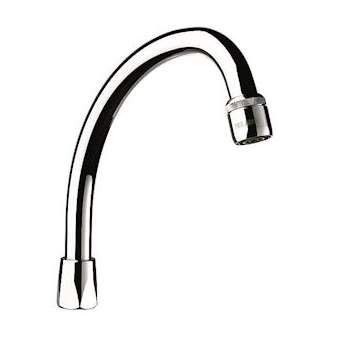 Col de cygne univ. F1/2' L.150 - H.105 brise-jet réglable|Delabie-DL5960152