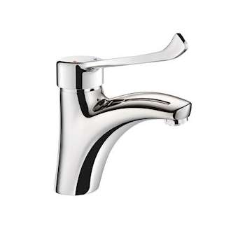 Mit. lavabo EP H.85 L.135, sans tirette, levier Hygiène|Delabie-DL52521LEP