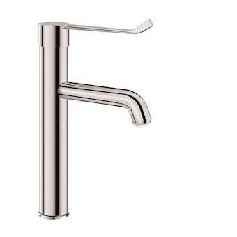 Mit. lavabo méca. à bec haut fixe H.165 L.140 levier Hygiène|Delabie-DL52565T1