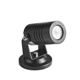 YAMM - patère 230 noir mat bleu 3W 30DEG|Europole-POL390852